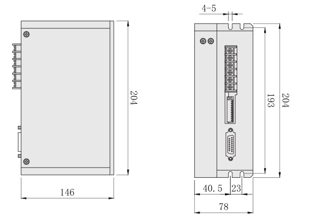 SCH-2272R驱动器外形尺寸图